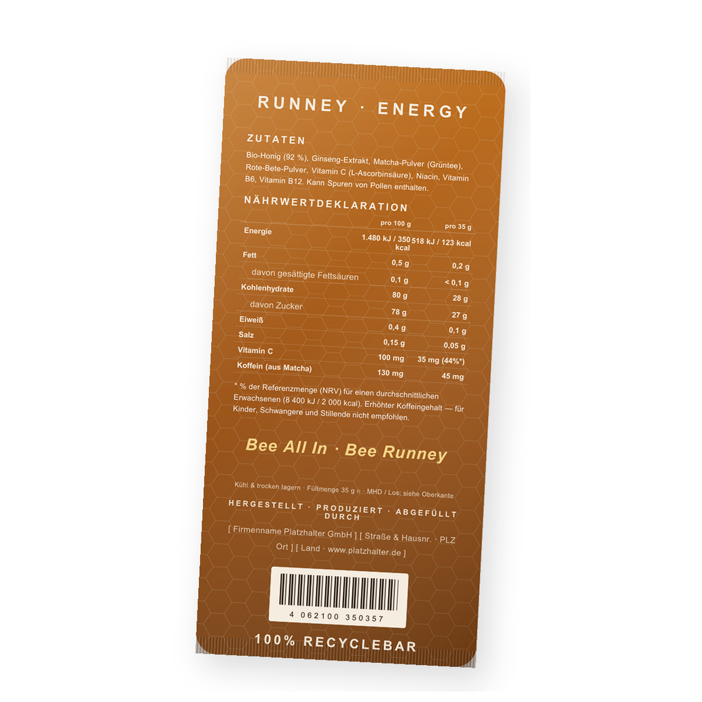 RUNNEY ENERGY – Zünde deinen Antrieb
